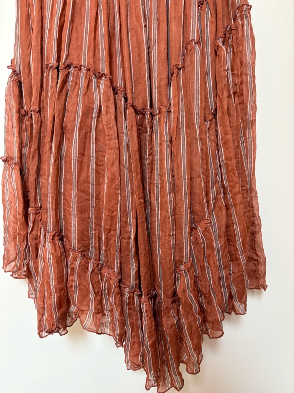 NWOT Free People FP One Ember Printed Midi Skirt Size Medium - Picture 13 of 13